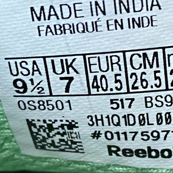 Reebok dmx ride grey green running sneakers - Picture 8 of 8